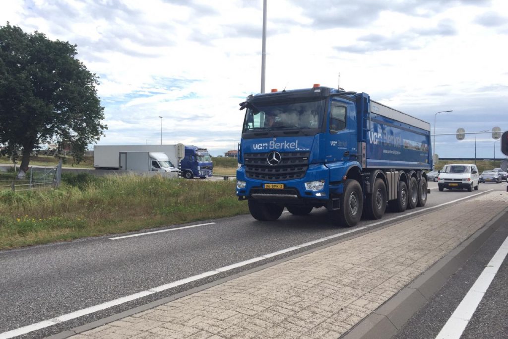 Bouw en grondstoffen logistiek - Wegtransport